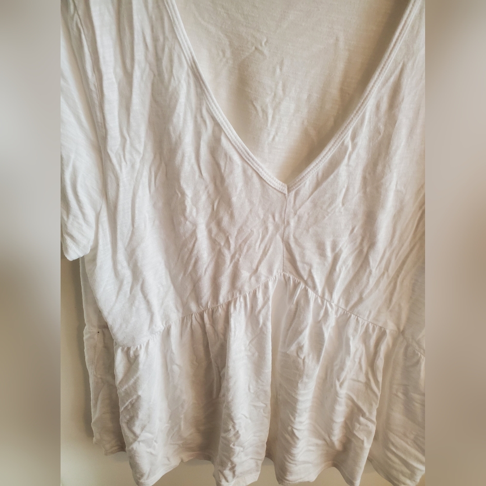 T.la V Neck Babydoll Tee - Picture 2 of 11